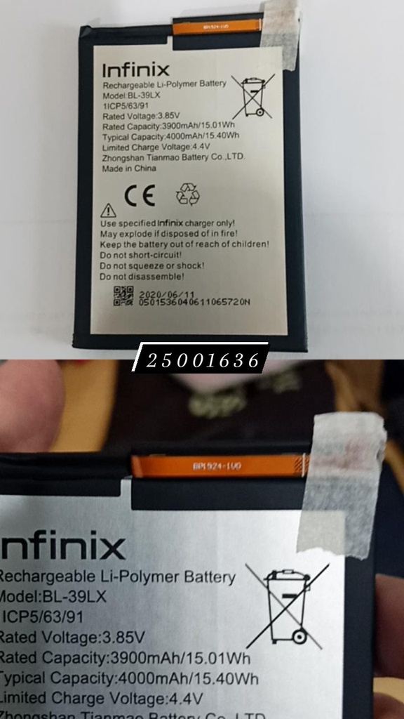 Bat Infinix BL 39LX 3900mAh TM IN