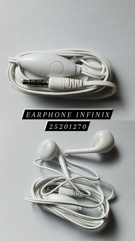 Earphone Infinix 3.5MM EW 31CX JW