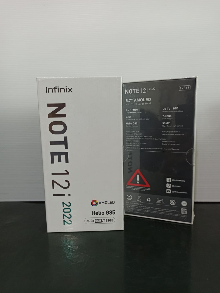 Infinix X677 C1 FORCE BLACK ID 128+6